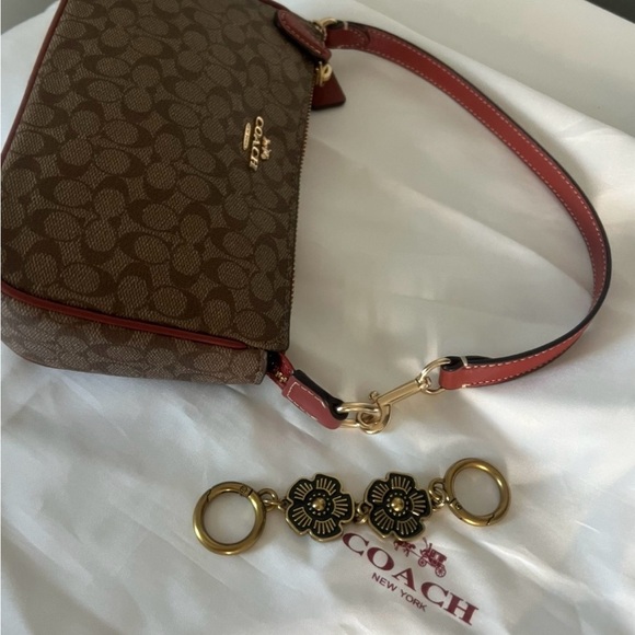 Coach Nolita 19 With Flower Chain Extender